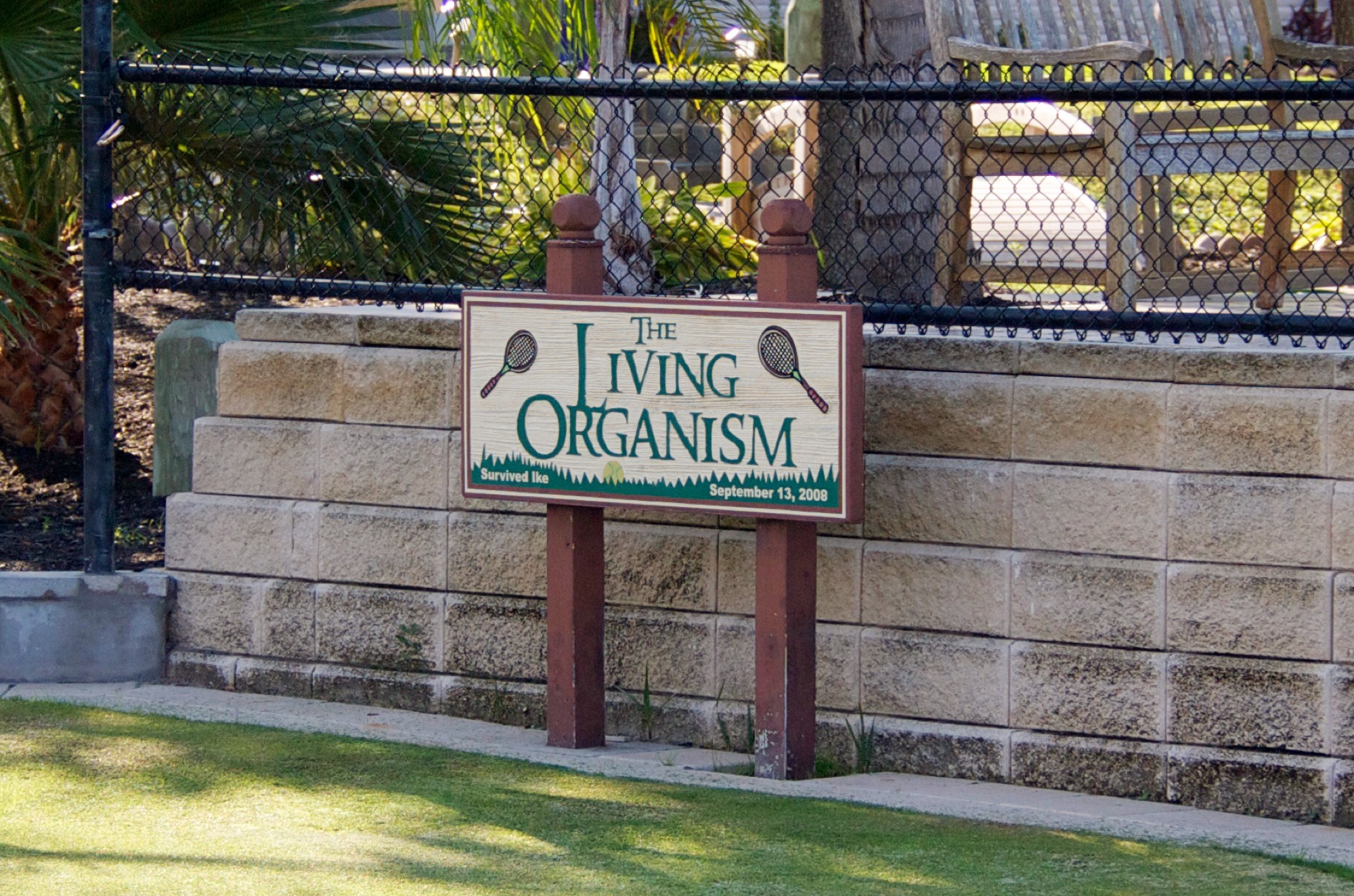 The Living Organism sign
